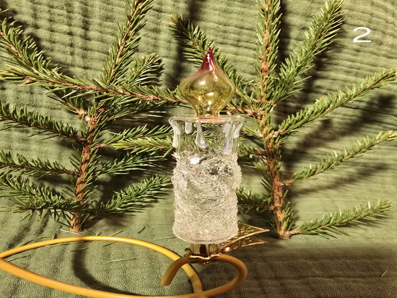 свеча прозрачная